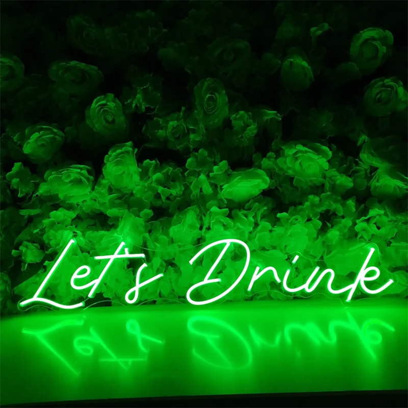 Rebow Fast Delivery Oem Customized Led Neon Sign Accessories Determine for Home Decor
