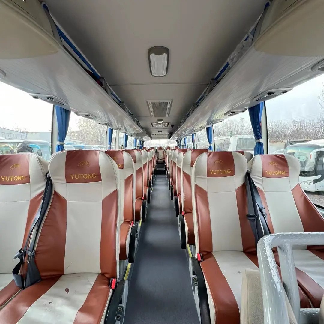 Best Selling Youtong New Used Mini Buses Diesel Fuel Coach with RHD Steering Front Engine Manual Transmission From China Sale
