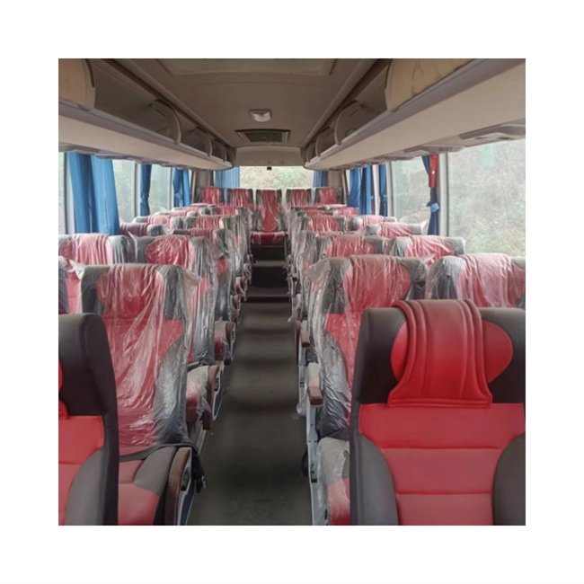 New Type Second Hand Red Color EMEI Sichuan Bus for Afria and Middle East coach Cars Famous Brand