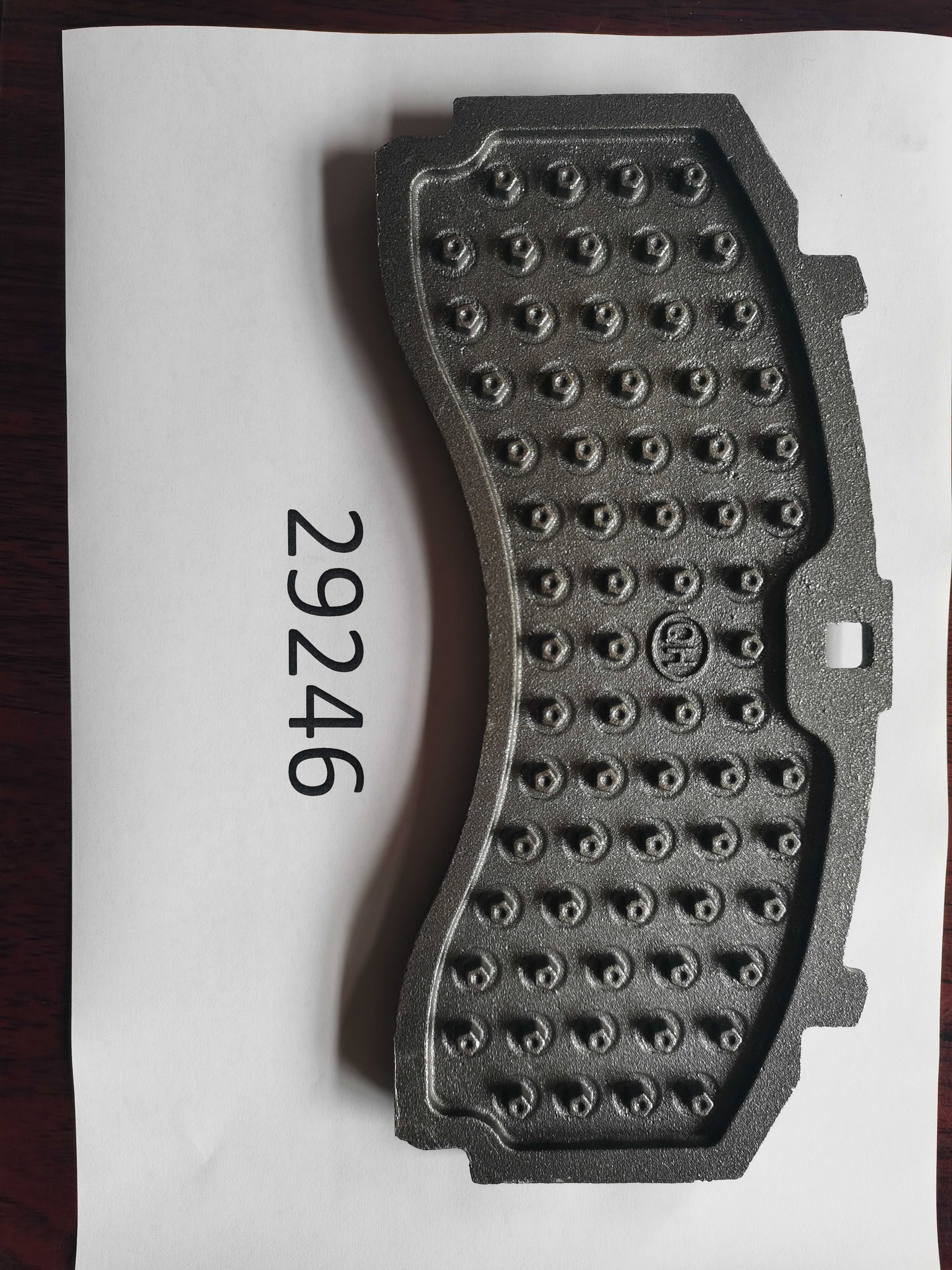 29087 China Professional Manufacture Sturdy Brake Pad Large Size Flexible Backing Plate