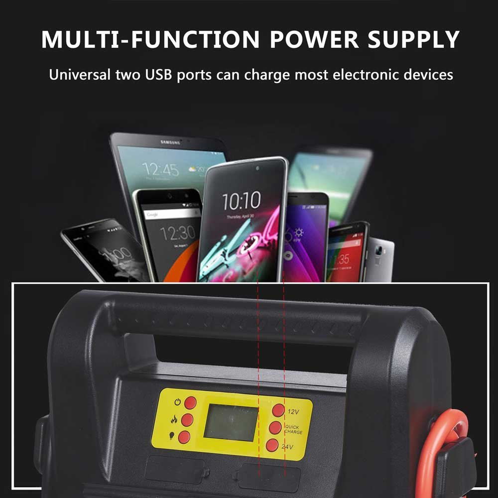 10000 Amp 24-Volt Portable Lithium Jump Starter