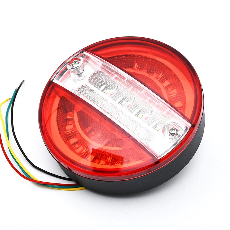 Superbleds Wholesale 5.5 Inch Round Trailer Truck LED Tail Light High Brightness Hamburger Combination Tail Lights Rear Lamp