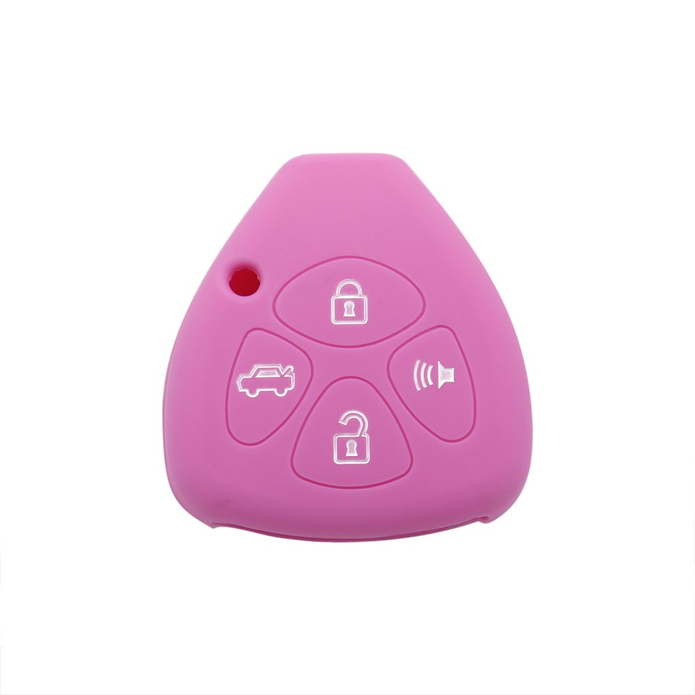 Hot Sale Durable Soft Anti-Drop High Quality Silicone 4 Buttons Car Key Cover