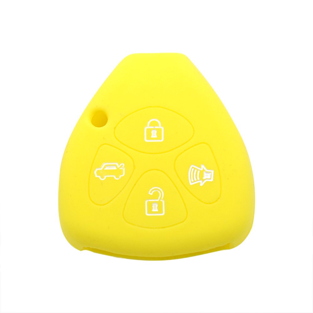 Hot Sale Durable Soft Anti-Drop High Quality Silicone 4 Buttons Car Key Cover