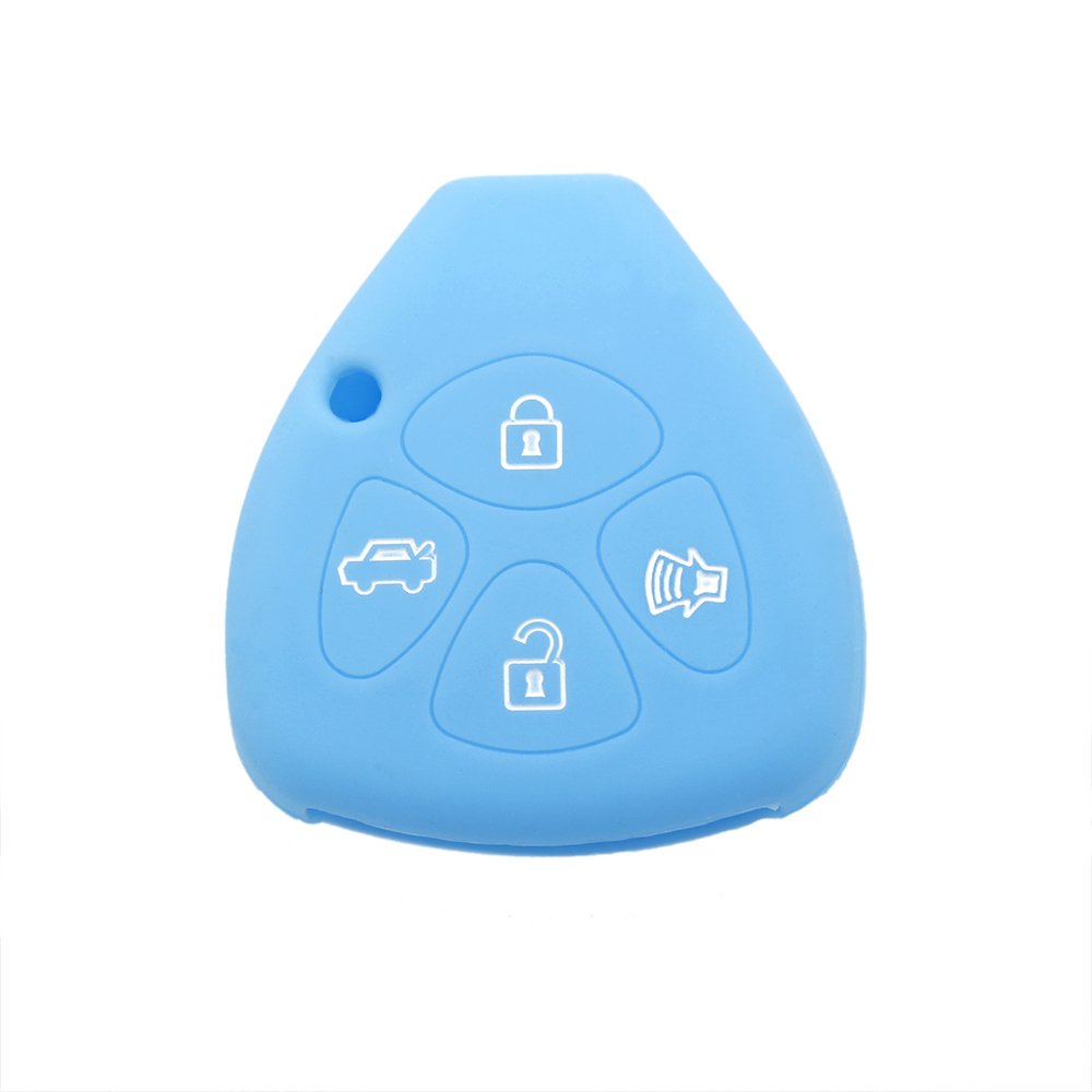 Hot Sale Durable Soft Anti-Drop High Quality Silicone 4 Buttons Car Key Cover