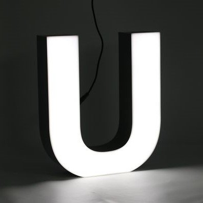 Koncept High End Mini Acrylic Luminous Words Led Lighting Word Mini Led Alphabet Letter Mini Billboard