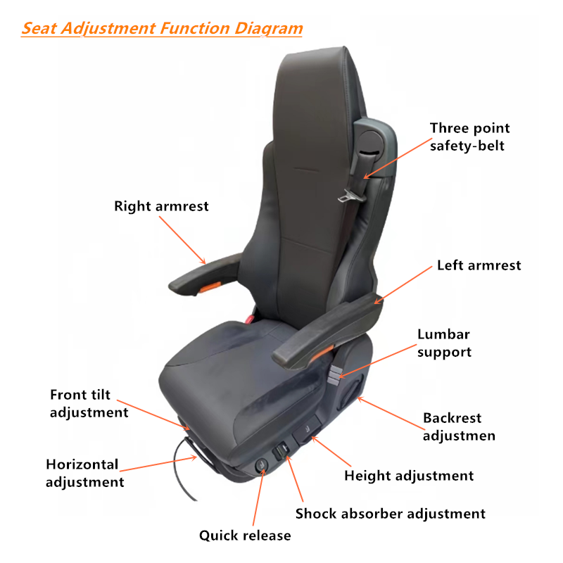 Scania Truck Seats Seat Slide Bus Accessories Air Suspension Seat