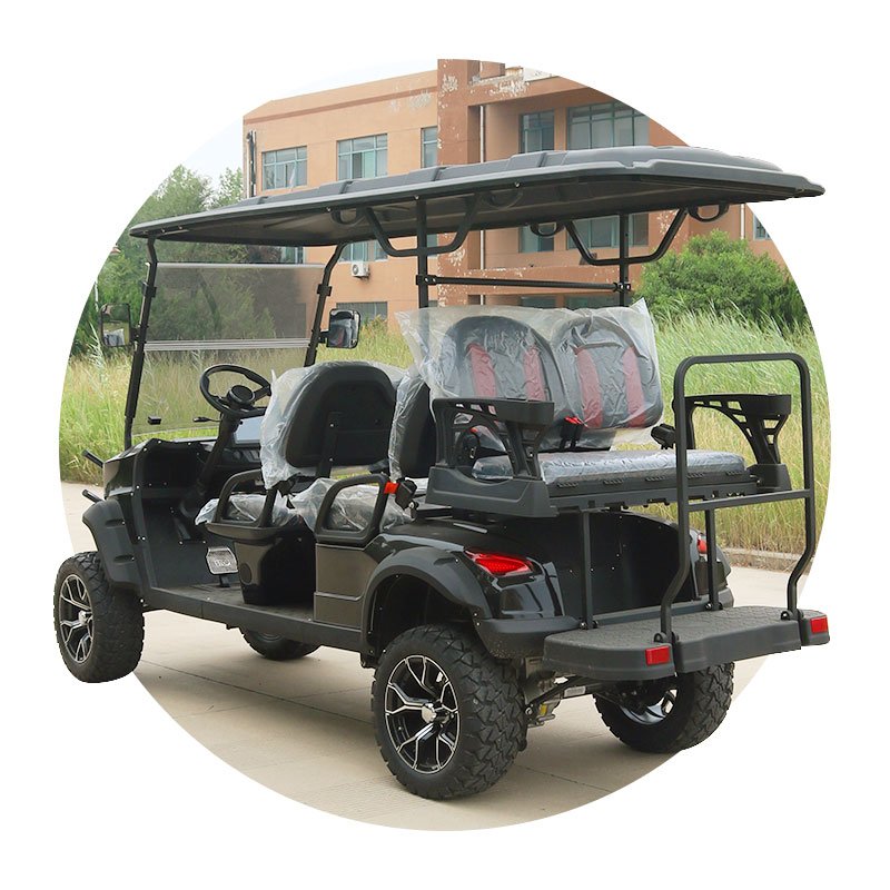 New Design Golf Cart Lithium Battery Electric Off Road Lifted Golf Hunting Golf Cart