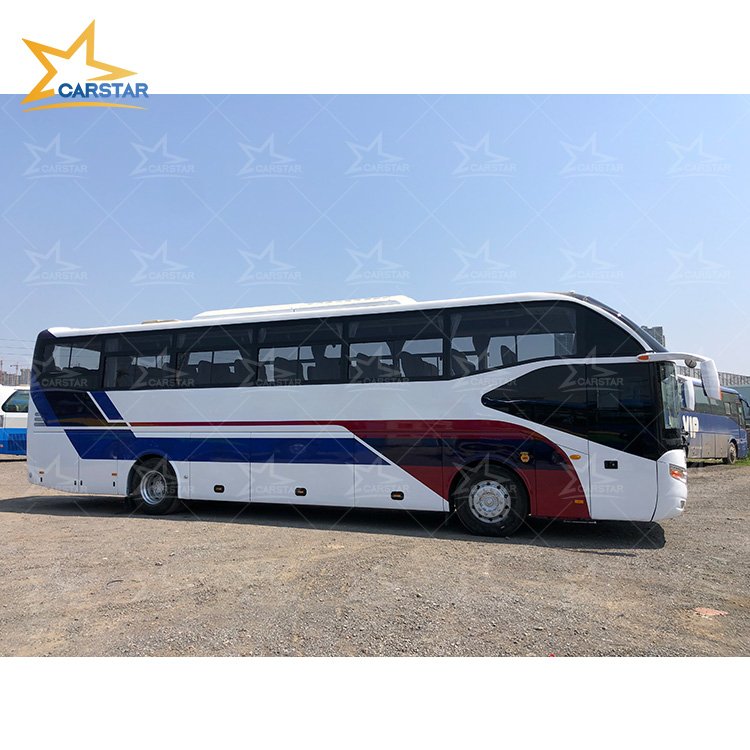Used Higher Passenger Bus Model LCK6129 Second Hand 53 Seats Luxury Coach Bus for Africa