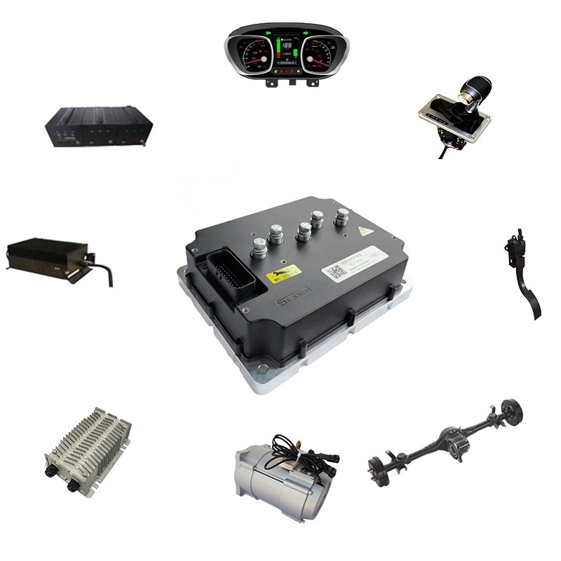 7.5KW 144V Programmable AC Motor Controller for Electric Car Sightseeing Bus EV Conversion Kit