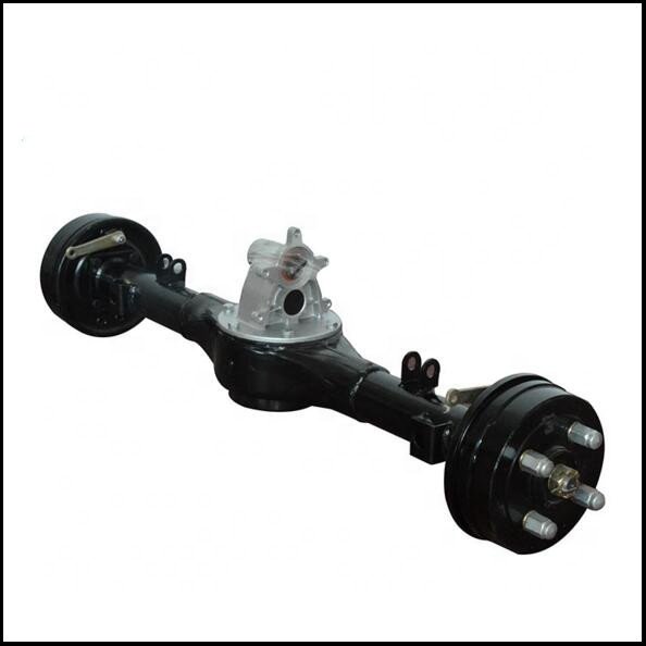 Newly Designed Electric Drive Axle with Disc Brake Steel Driveshaft Rear Axle for Electric Tricycle