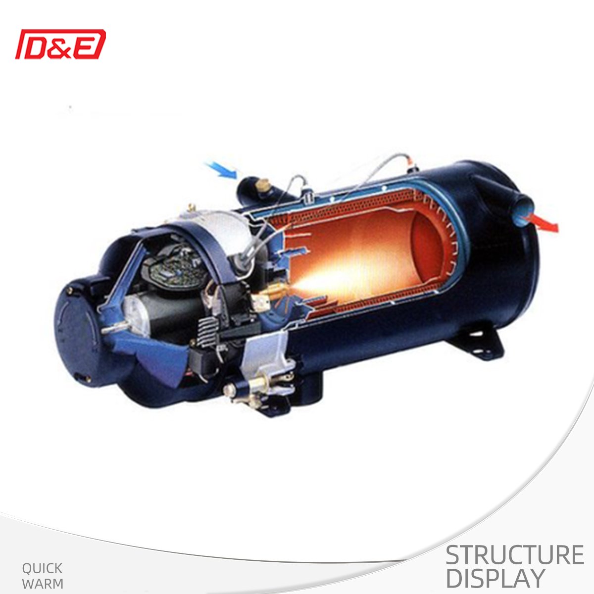Diesel Engine Electric Parking Water Liquid Heater 16KW 5KW 10 KW 12V 24V Fot Truck RV Boat Bus