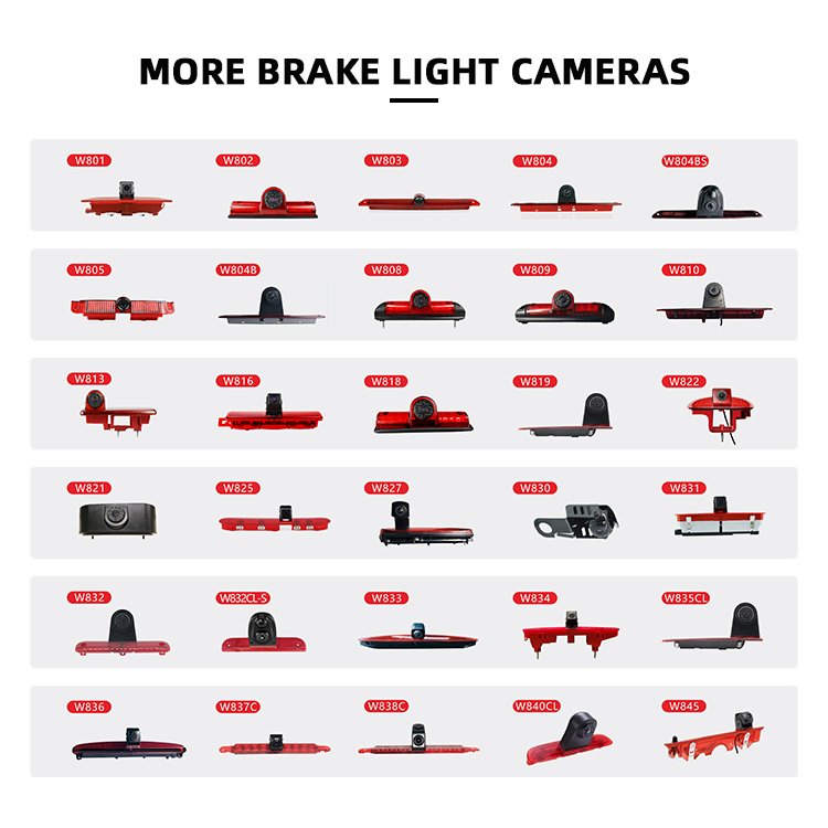 Wide Angle AHD CVBS Rear View Brake Light Reverse Camera for Mercedes Sprinter 2006-2020 W906 W907 for VW Crafter 2007-2016