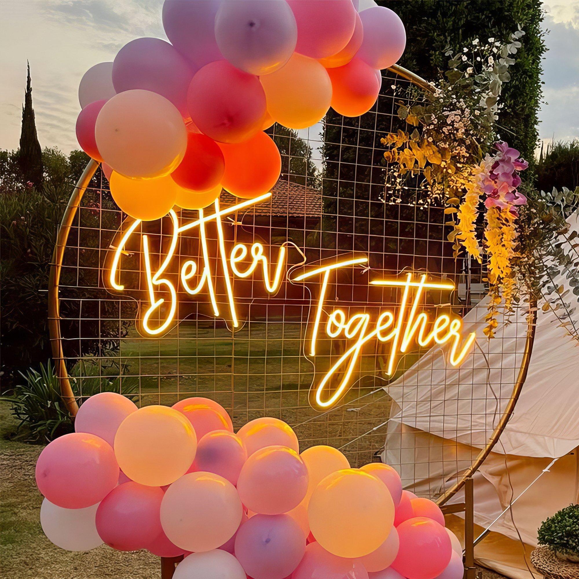 Custom Neon Sign Will Marry Me Led Sign Board Led Neon Sign Letters logo for Outdoor Wedding Party
