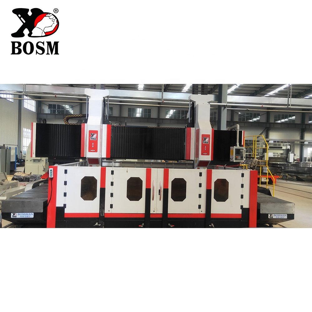 BOSM-DS6060 Direct Manufacturers Selling Gantry Type Double Spindle CNC Drilling Machine for Large Size Flange
