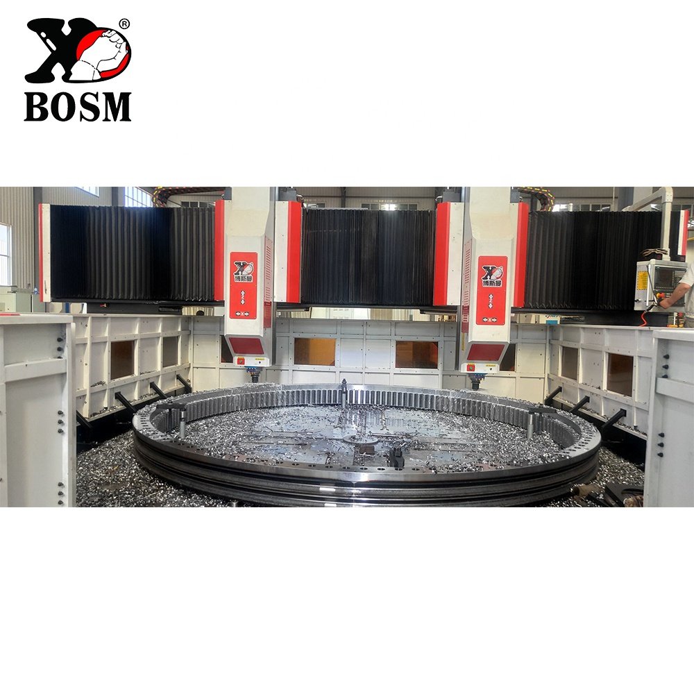 BOSM-DS6060 Direct Manufacturers Selling Gantry Type Double Spindle CNC Drilling Machine for Large Size Flange