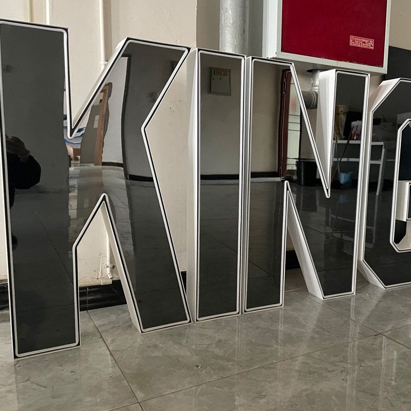 Hongsen Custom Outdoor Giant 3D Led Marquee Numbers 3ft 4ft Mirrored Marquee Letters Light up Letters for Party