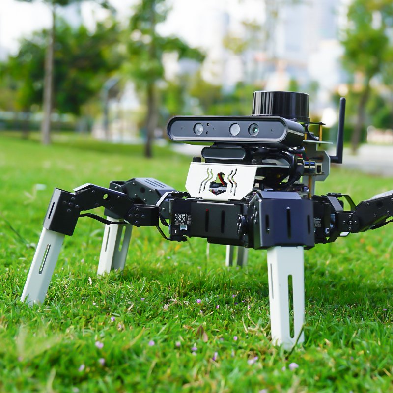 18 DOF Muto RS bionic hexapod robot with 18 pcs 35KG serial bus servos based on ROS2 for Jetson NANO Raspberry Pi 5