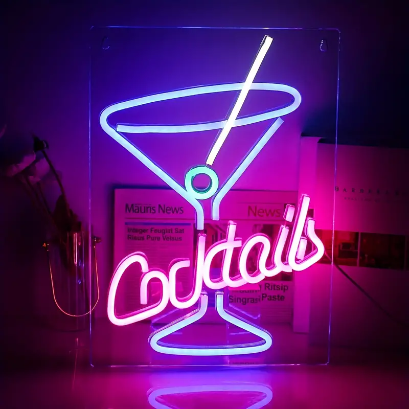 Drop Shipping Led Back to the Future Custom Neon Sign Customized Acrylic Neon Light Wall Sign Shop Decoration Neon Light