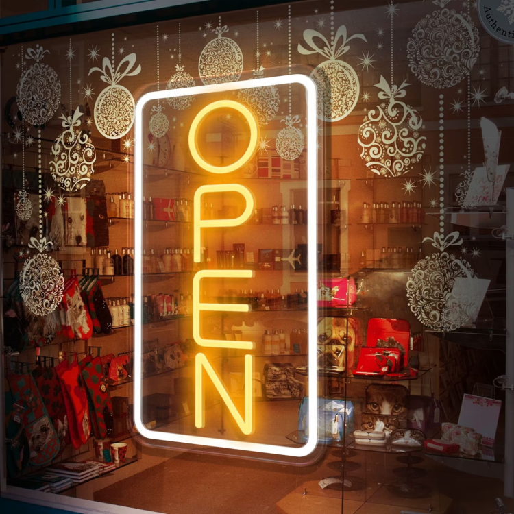 Wholesale Store Business logo LED Light up Sign Open Neon Sign Light Led Front Sign for Store Wall Decoration