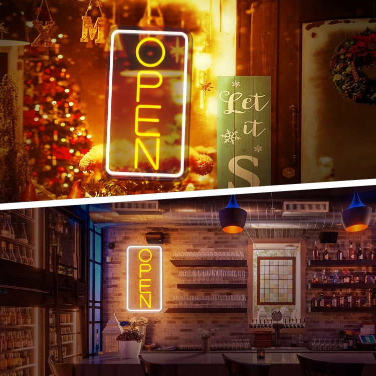 Wholesale Store Business logo LED Light up Sign Open Neon Sign Light Led Front Sign for Store Wall Decoration