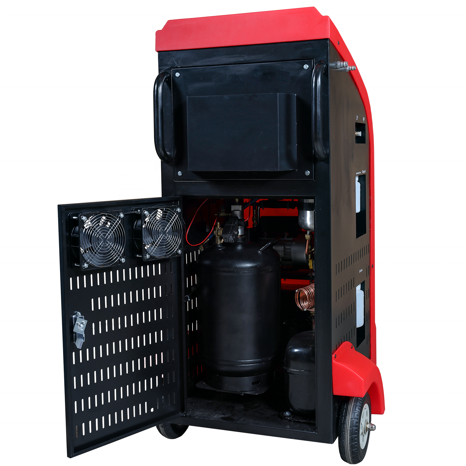 Full Automatic Refrigerant Recovery Machine HW-998 / Refrigerant Recovery Filling Machine with Flushing Function