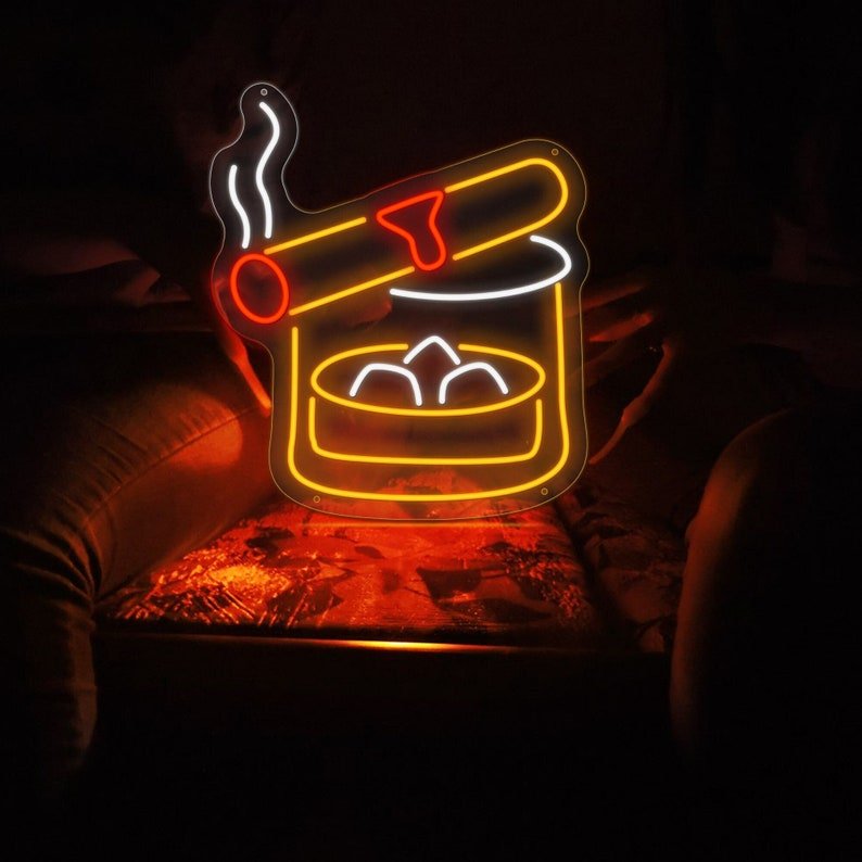 Custom Sample Hello Sign Hanging Colorful Light Acrylic Logo Outdoor Waterproof LED Advertising Neon Signs for Bar