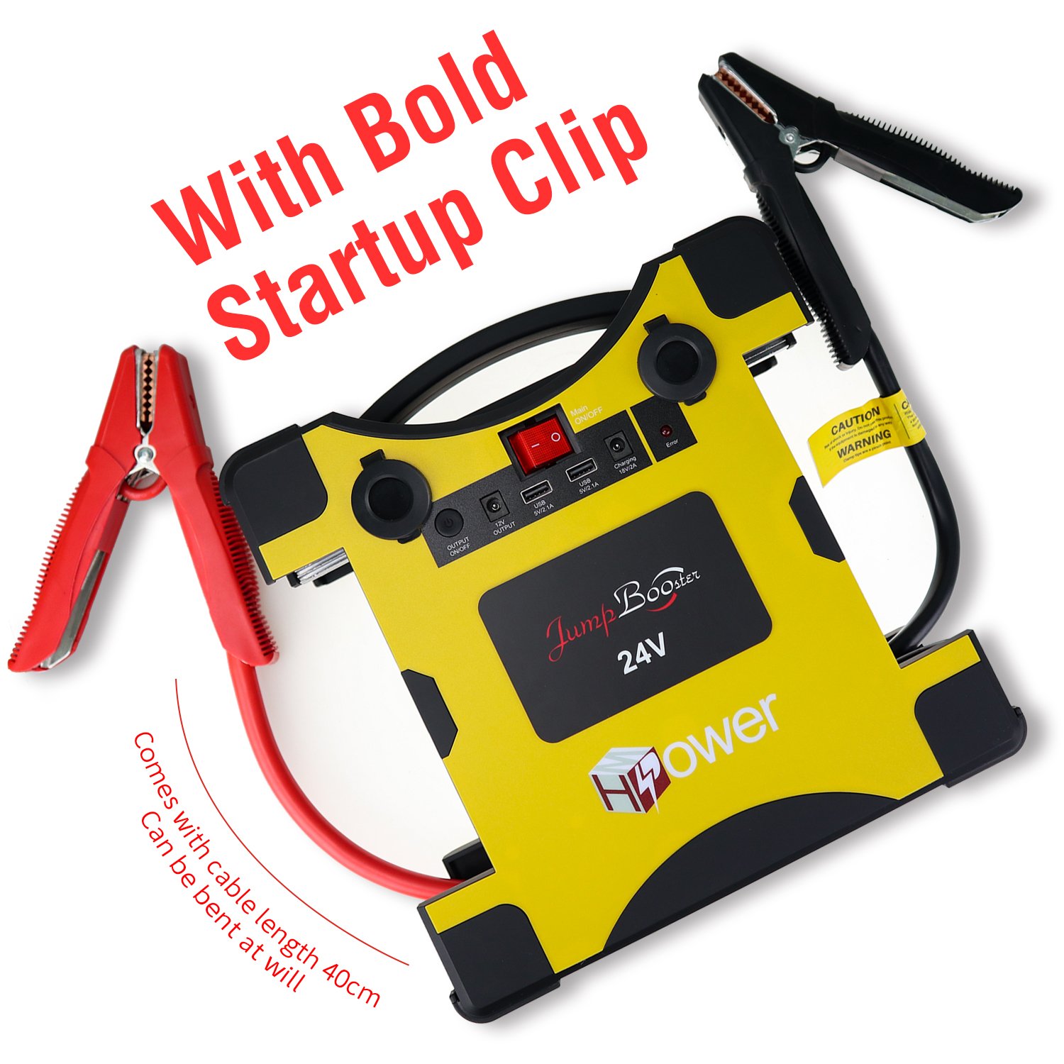 24v Lithium Battery Jump Starter Power Bank Multifunction Emergency Car Battery Jump Starter With Smart Cable
