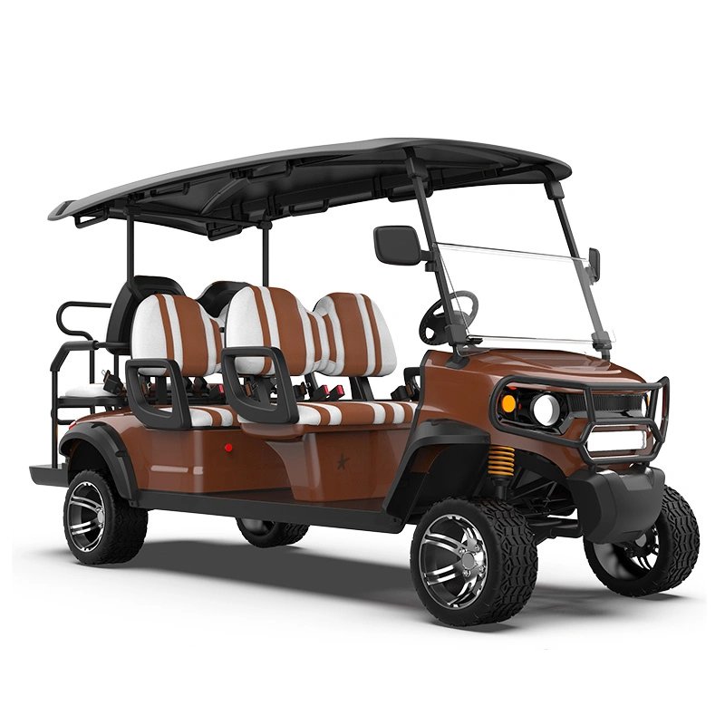 6 People Newly Designed Electric Bus Tour Sightseeing Car Safari Car Golf Cart