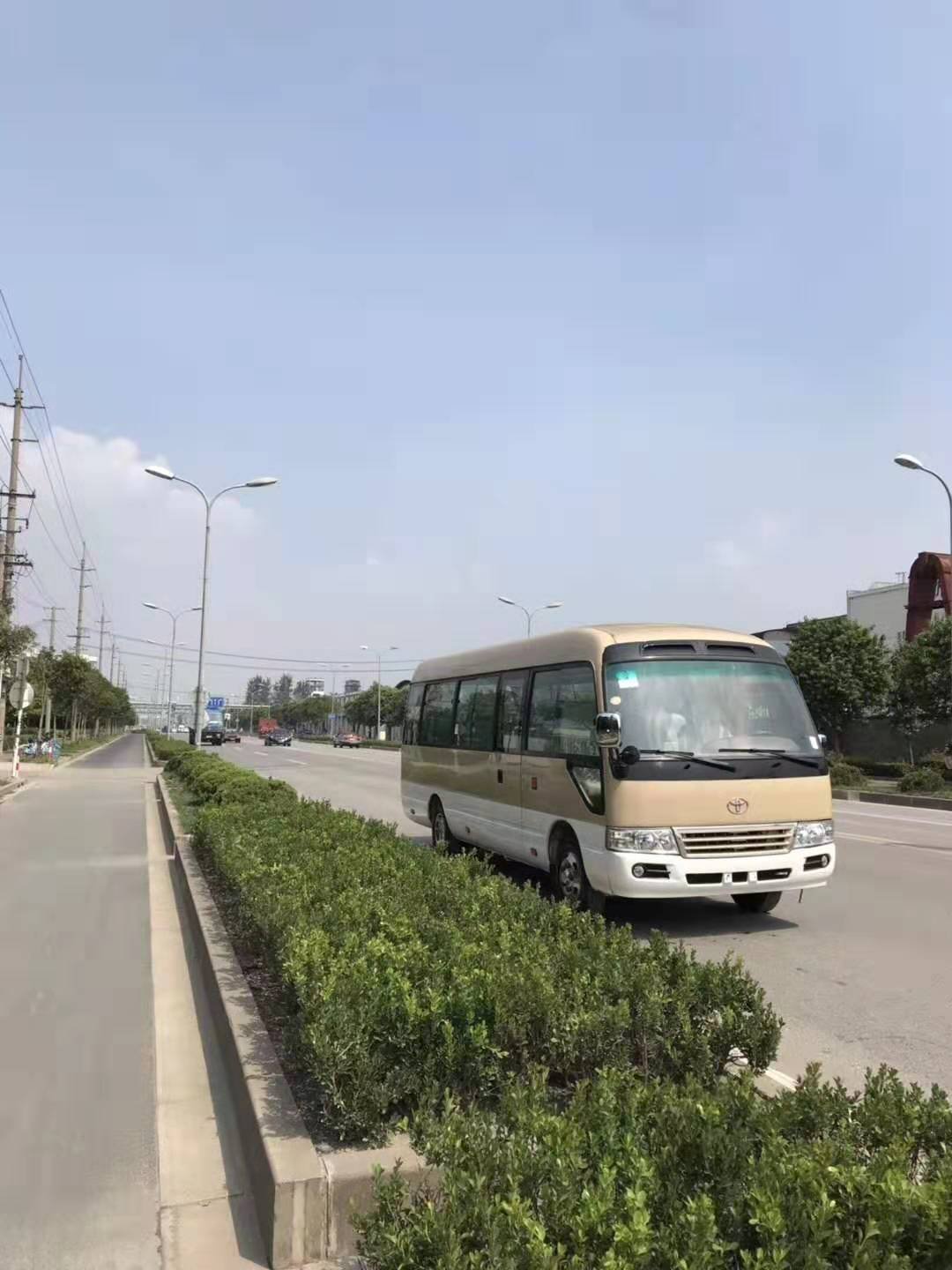 Used toyota coaster coach Bus with 30 Seats for Sale , Second Hand toyota City Bus diesel Engine , Used 30 Passenger Seat Bus