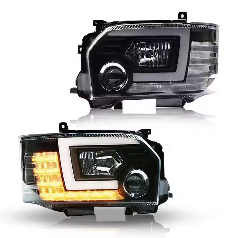 YBJ Car Accessories Headlamp for HIACE Van KDH200 2014-2018 Modified OEM 81130-26800 81170-26800 Hiace Bus LED Headlight