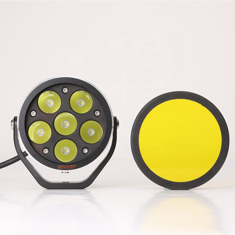 3.8 Inch White Yellow Spot LED Work Driving Head Fog Light for Truck Car SUV Offroad ATV UTV BUS 10-80V