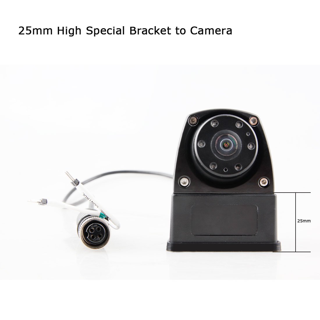 Free Shipping Customizable CMOS Color Chip RV Side Lens Camera Placement Replacement 24V Waterproof Reverse Camera