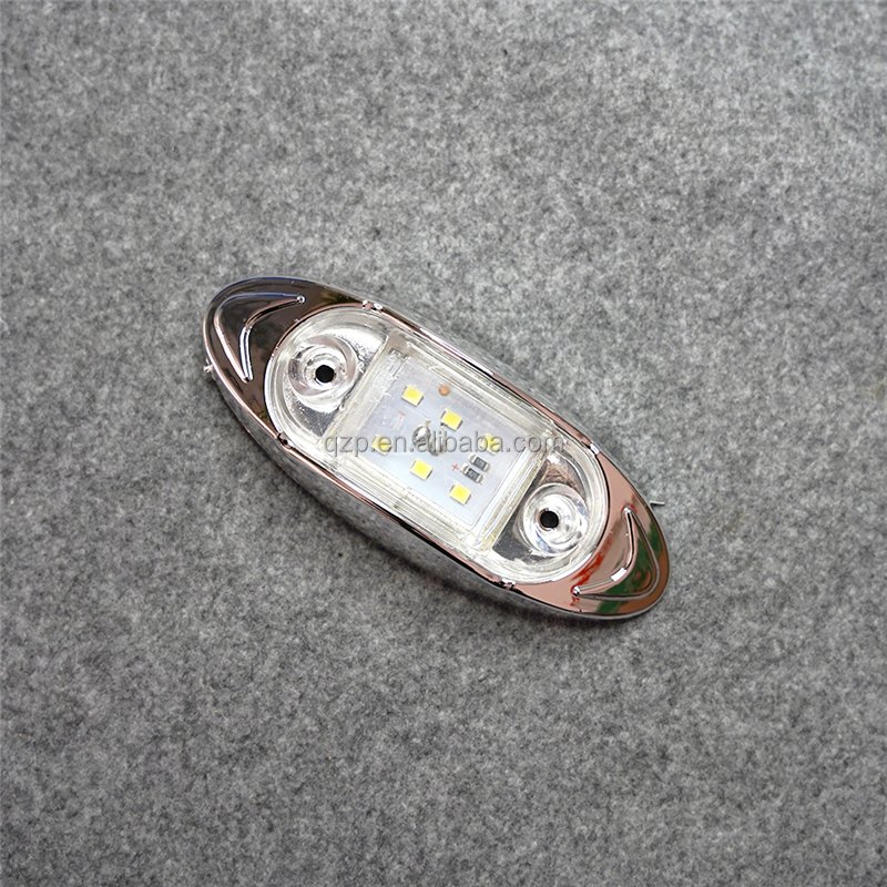 Factory Wholesale 12V 24V 4 Inch Waterproof Five Colors LED Marker Lamp Side Light for Truck