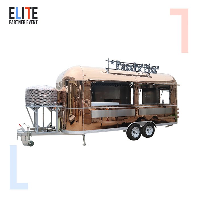 US Standards Concession Trailer Mobile Bakery Food Truck Fully Equipped Ice Cream Coffee Street Food Trailer for Sale