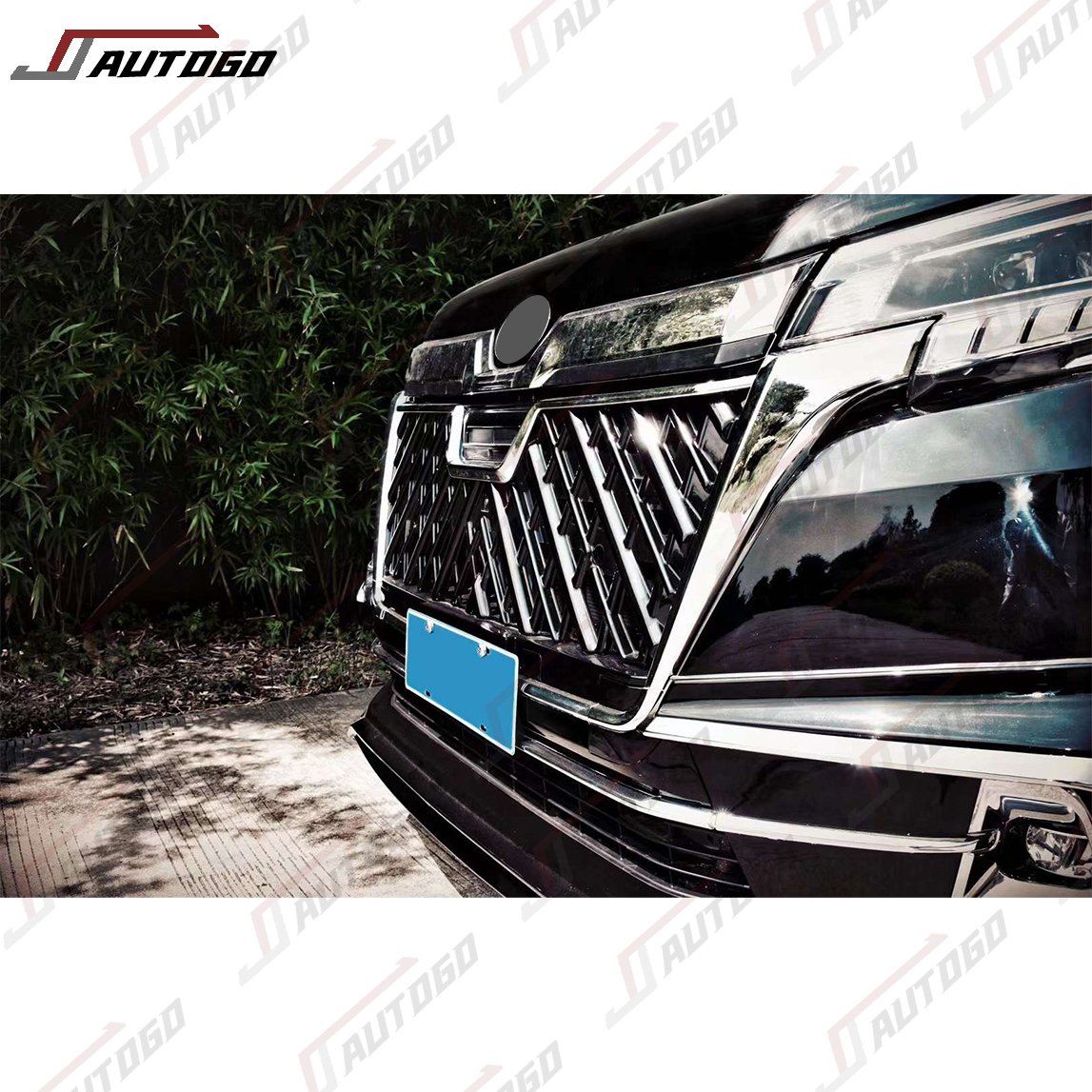 Auto Modification Conversion Body Kit for Toyota Hiace 2019-2023 Upgrade to Wald Style Front Rear Bumper Headlight Taillight
