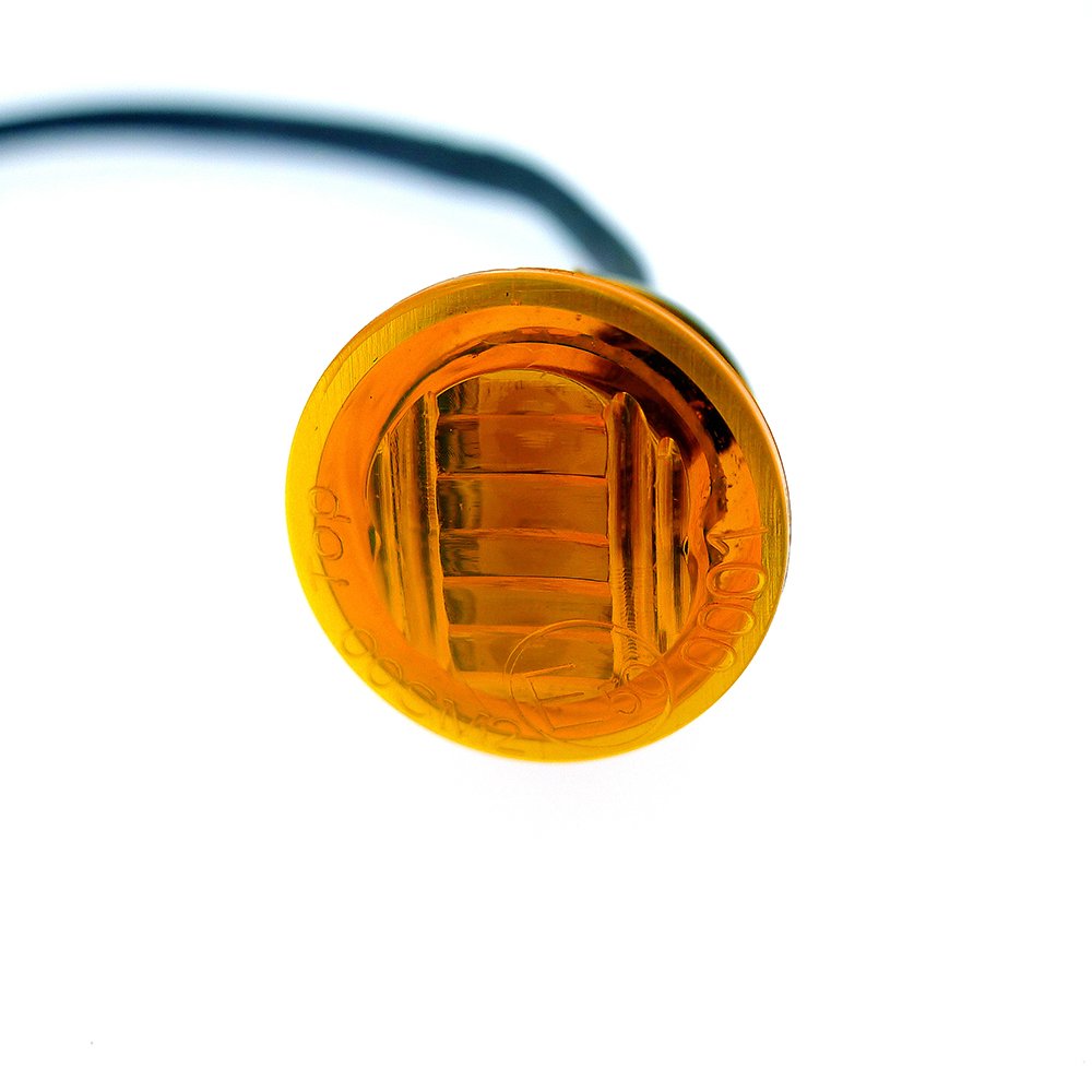 12v/24v Mini 3/4 '' Round Pvc Grommet Mount 3 Leds Side Marker Light Luz De Despeje Made in China Trailers Trucks