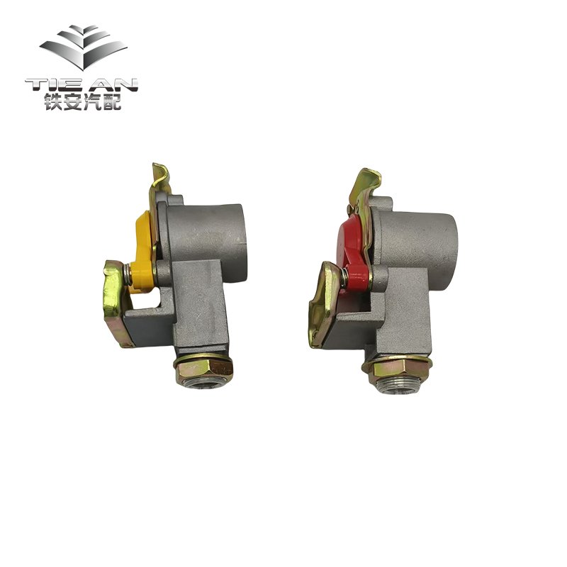 European Heavy Truck Coupling 9522010010 9522010020 Palm Coupling Hose Coupling W/integrated Filter Yellow