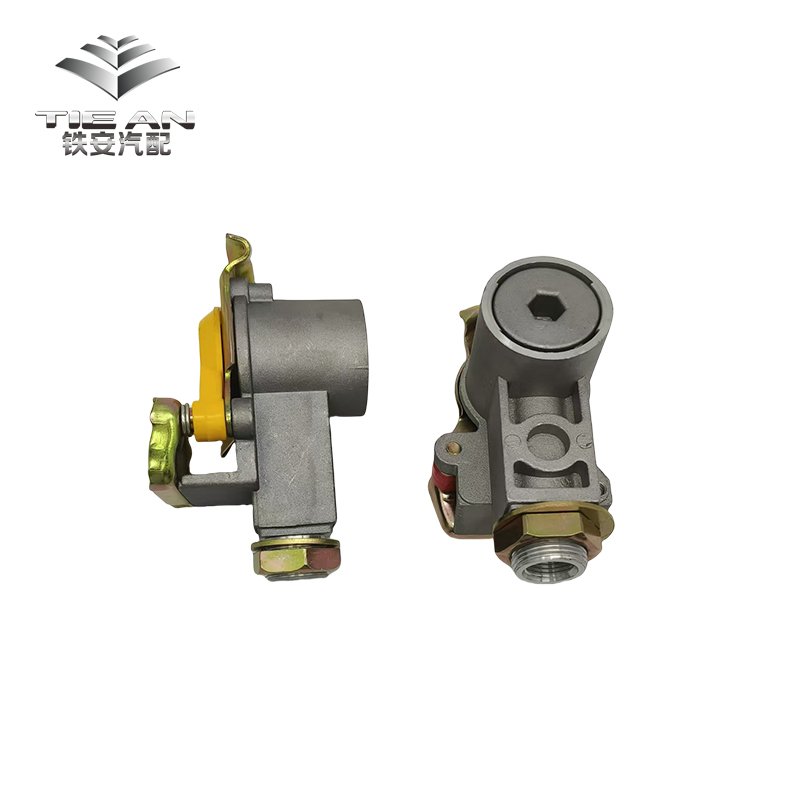 European Heavy Truck Coupling 9522010010 9522010020 Palm Coupling Hose Coupling W/integrated Filter Yellow