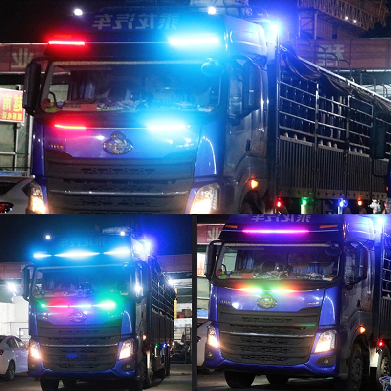 24V 5050SMD Truck LED Strip Light Daytime Running Lighting Headlight Tailgate Lamp DRL Auto Dynamic Streamer Styling Decorative