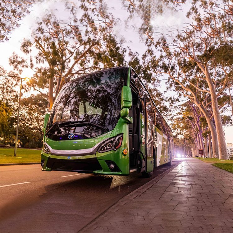 New Brand Factory Price Electric Tour coach Bus Autobus 12m 60 Seats Pure Electric Automatic coach Bus with Good Price