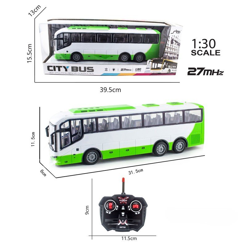 Hot Sale High Quality 27MHz Radio Control Car RC Modeling Kids RC Bus Car Toy