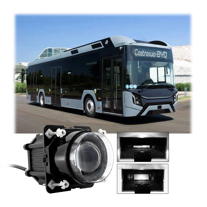 Tuff Plus 90mm Led Low Beam Smart Roadster Ece R112 High Beam Led Auto Head Lights Round Bus Tractor Headlight