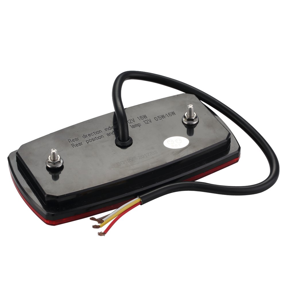 E-Mark 10-30V Submersible Boat Marine Turn Stop Light Truck Trailer Led Tail Light