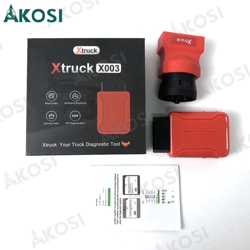 Truck Diagnostic Tool ABS Bleed X-truck X003 3 in 1 Diagnostic Scanner for Your Vehicles Supports for Volvo/Cum-mins/VCI 3
