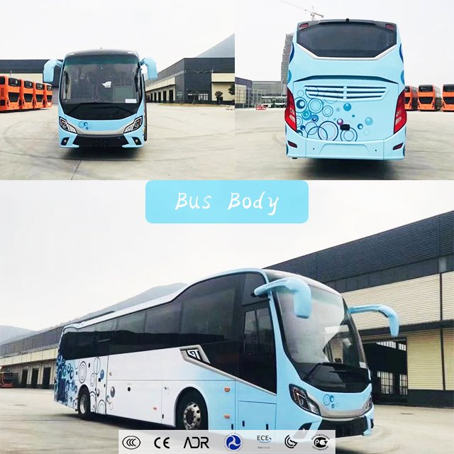 Cheap New 12m Automatic Tour Luxury Travel coach Bus Price diesel Manual 52 Passenger Bus for Sale