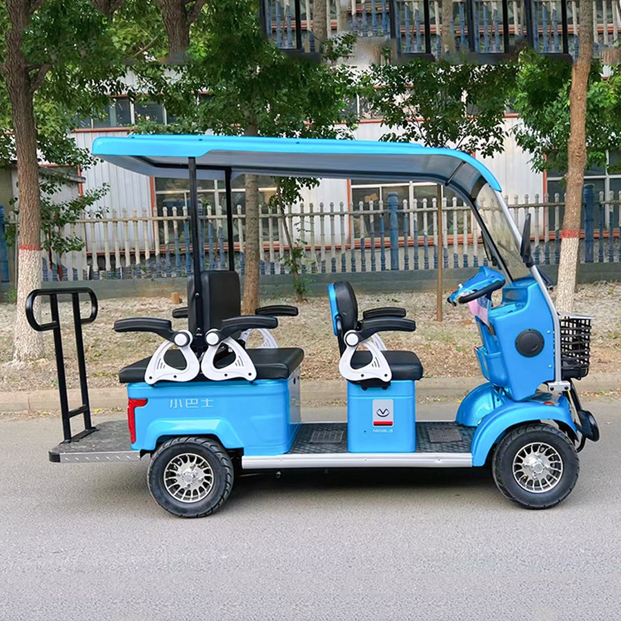Battery Powered Passenger City Vehicle Tourist Shuttle Electric Mini Sightseeing Bus Car