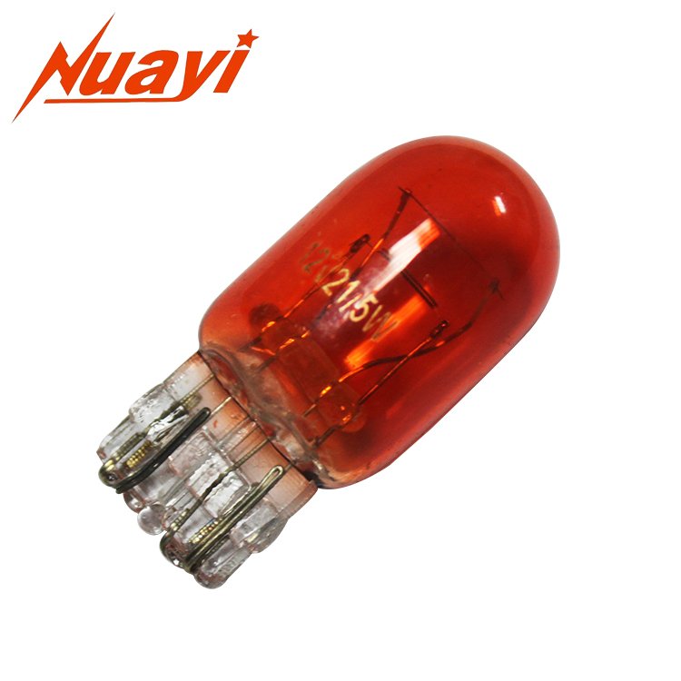 Classical T20 Miniature Car Signal Light Bulb 7440A Automotive Lamp WY21W Turn 582A 21W 12V Wedge Amber Original Replacement
