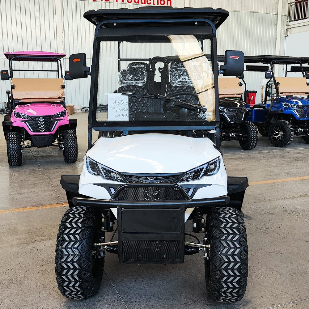 Chinese 48V Electric Golf Buggy Street Legal 4+2 Seats Electric Tourist Vehicle Club Car Off-Road Golf Cart