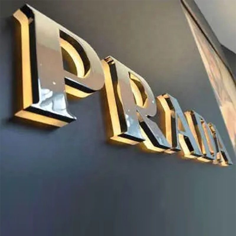 3D Backlit Sign Led Signage Custom Outdoor Led Letter Signage Signboard logo Led for Signage Outdoor Business Sign